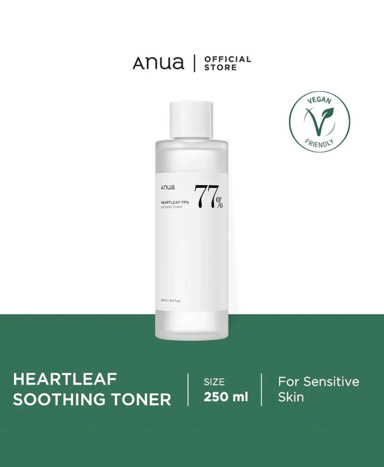 HEARTLEAF 77% SOOTHING TONER